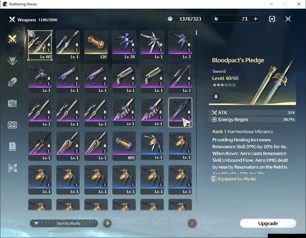 Wuthering Waves Accounts SEA | UL 47 | 1 Limited | [Hiyuki R4] | MC Male |  image 16