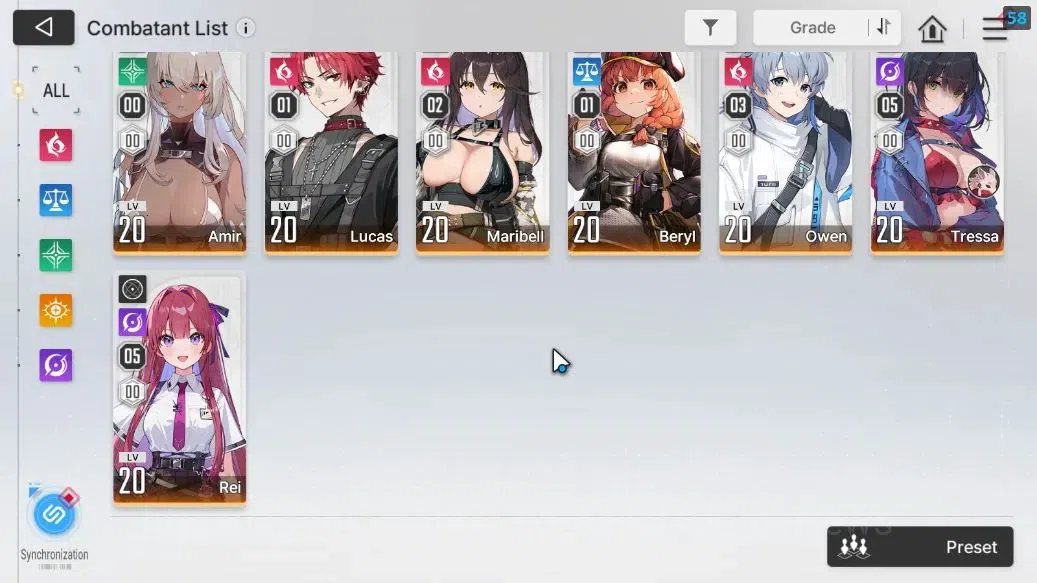 Chaos Zero Nightmare Accounts GLOBAL Lv47|8 SSR[Heidemarie,Diana,Rita,Tiphera,Ni image 4