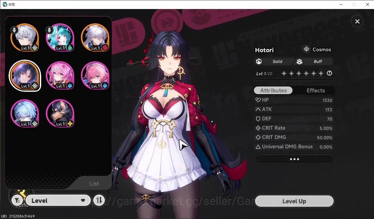 Neverness to Everness Accounts Global SEA|HL 3| 2 SSR Hotori+Skin,Baicang+1 S-Class Char Box|Orchid Breeze Glider|2 S 2