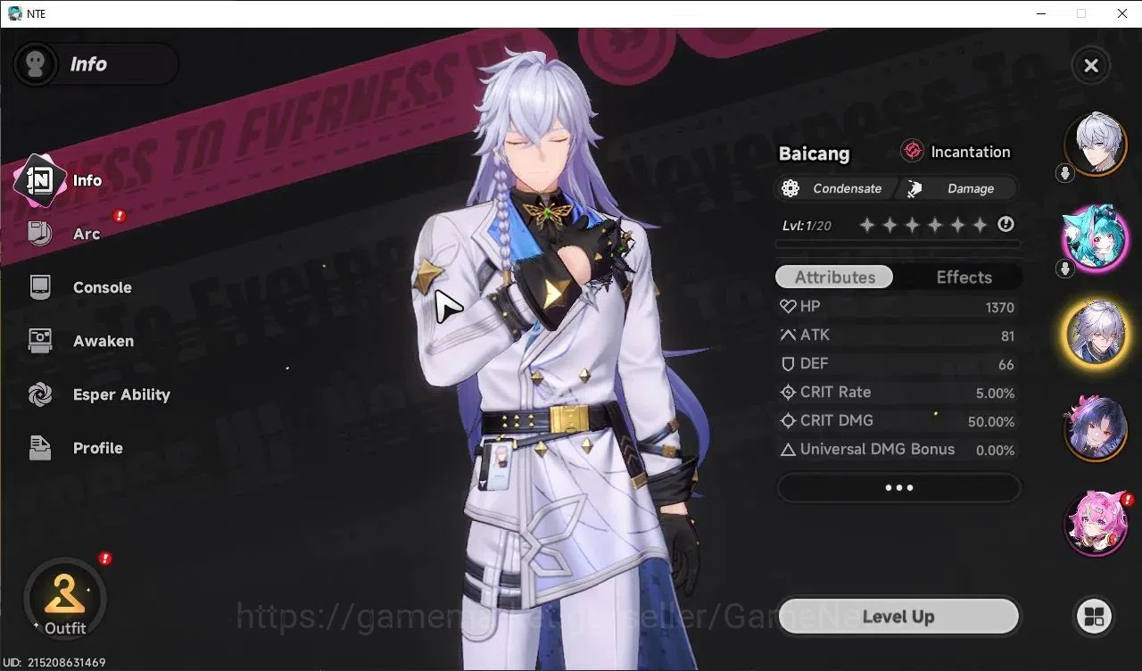 Neverness to Everness Accounts Global SEA|HL 3| 2 SSR Hotori+Skin,Baicang+1 S-Class Char Box|Orchid Breeze Glider|2 S 3