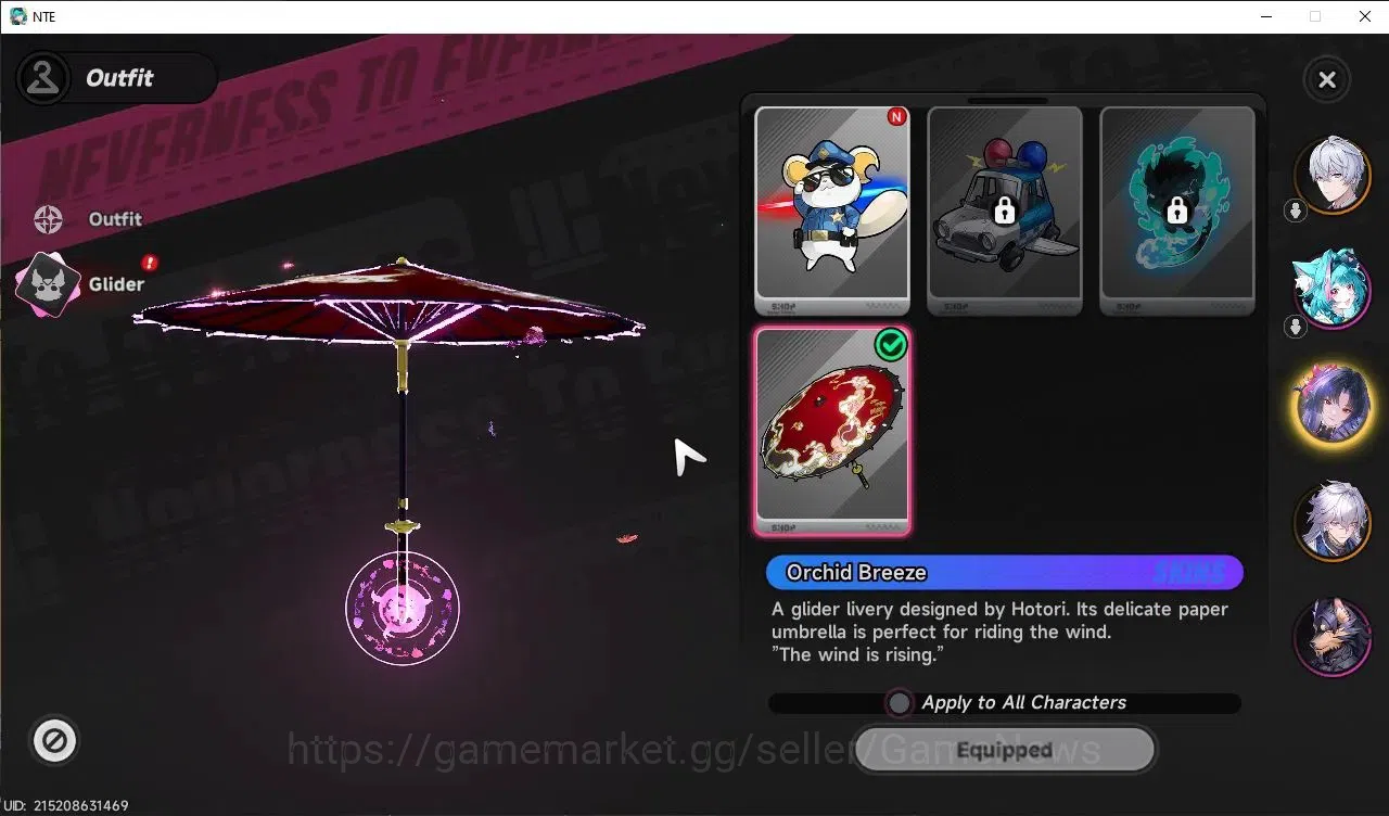 Neverness to Everness Accounts Global SEA|HL 3| 2 SSR Hotori+Skin,Baicang+1 S-Class Char Box|Orchid Breeze Glider|2 S 5