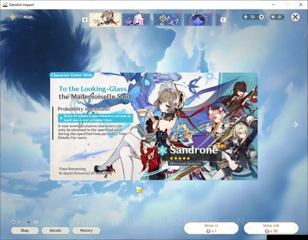 Genshin Impact Accounts Reroll Asia|AR 21|2 Limited (Alhaitham,Cyno) + 2 Standard Char(Diluc,Keqing)|Low Main Quest|Male 12