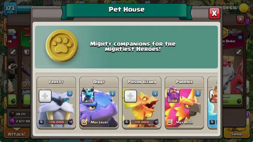 Clash of Clans Accounts Global | TH 17-BH 10 | LVL 173|HH 10|AQ 78 ,MP 50  image 11