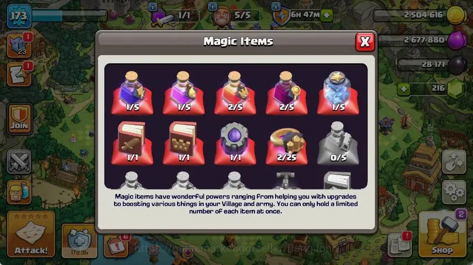 Clash of Clans Accounts Global | TH 17-BH 10 | LVL 173|HH 10|AQ 78 ,MP 50  image 3