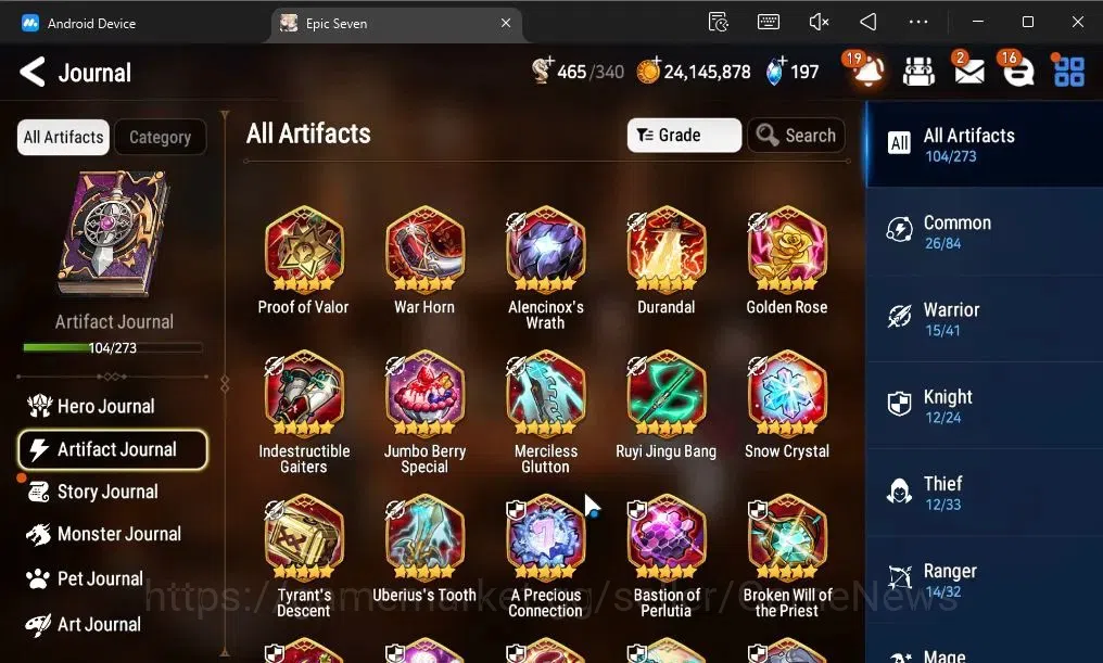 Epic Seven Accounts ASIA|20 ML(LOTScales,Har setti,Zio,Genesis Ras,Etc image 13