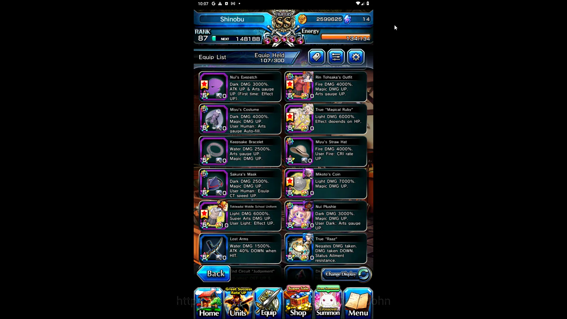 Grand Summoners Accounts Mid-Game GLOBAL | Ascend SummerMiyu, ShirouEmiya (TW), Kirisame, Lark (TW), HartThFabricator 6