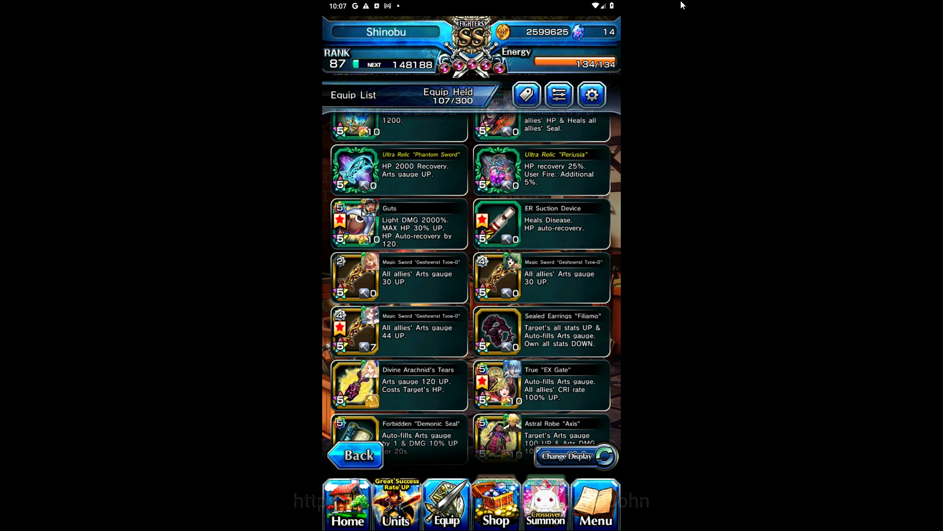 Grand Summoners Accounts Mid-Game GLOBAL | Ascend SummerMiyu, ShirouEmiya (TW), Kirisame, Lark (TW), HartThFabricator 8