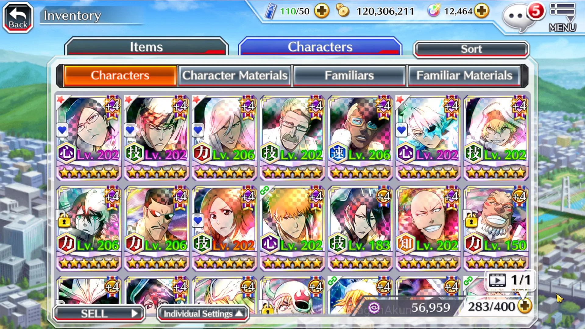 Bleach: Brave Souls Accounts Mid-Tier [GLOBAL]Fresh Story+12.4K Orbs|3 Max Transcend(TYBW25=Uryu&Renji,Toshiro 7