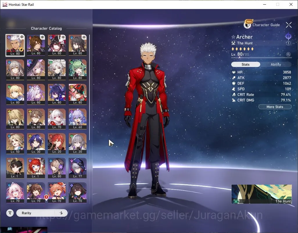 Honkai Star Rail Accounts End Game ASIA |TL 70 | 13 Limit|[Castorice,Sparkle]+Sign The 5