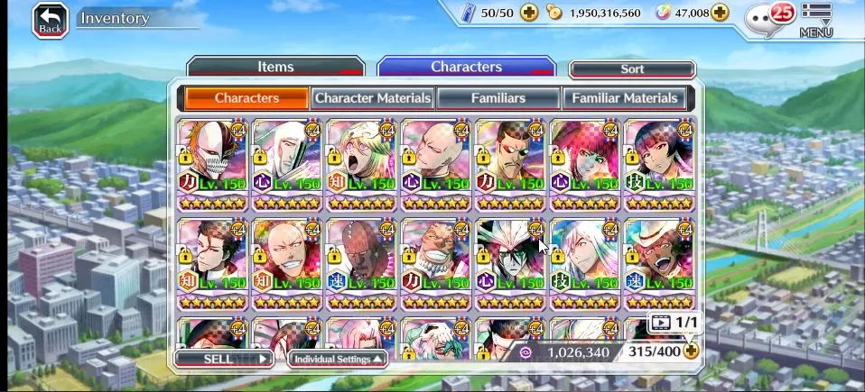 Bleach: Brave Souls Accounts High-End [GLOBAL]|47K Orb|Ichigo 10th,Nelliel+Rangiku 10th Art,Candice Swimsuit24,Ichigo 4