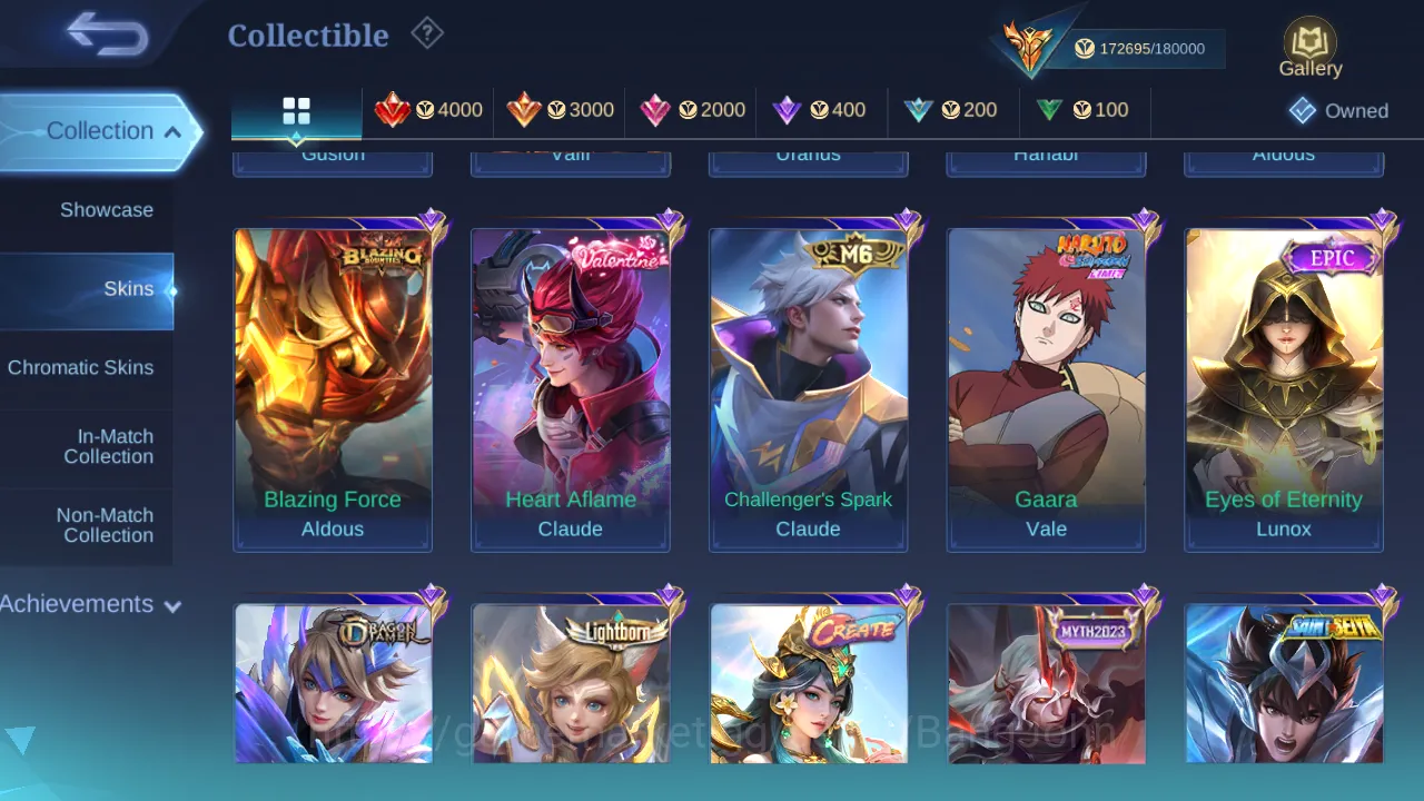 Mobile Legends: Bang Bang Accounts Others Hero 130 | Skin 442 | Tas Tas | Legend Gusion | Legend Jhonson | Dawning Lancelot 16