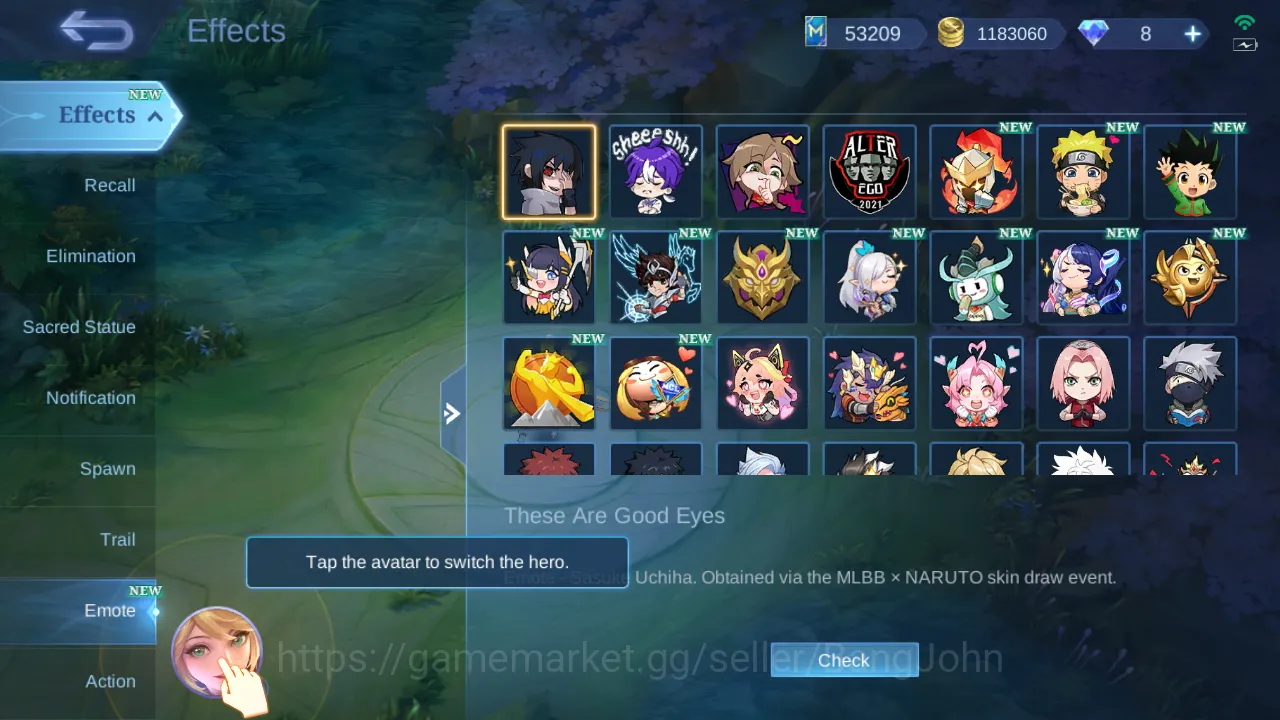 Mobile Legends: Bang Bang Accounts Others Hero 130 | Skin 442 | Tas Tas | Legend Gusion | Legend Jhonson | Dawning Lancelot 20