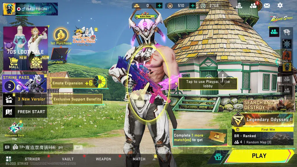 Blood Strike Accounts ASIA|ULTRA=ZERO,LUCIAN,SCAR,ARR97,MORE DETHAIL CEK image 1