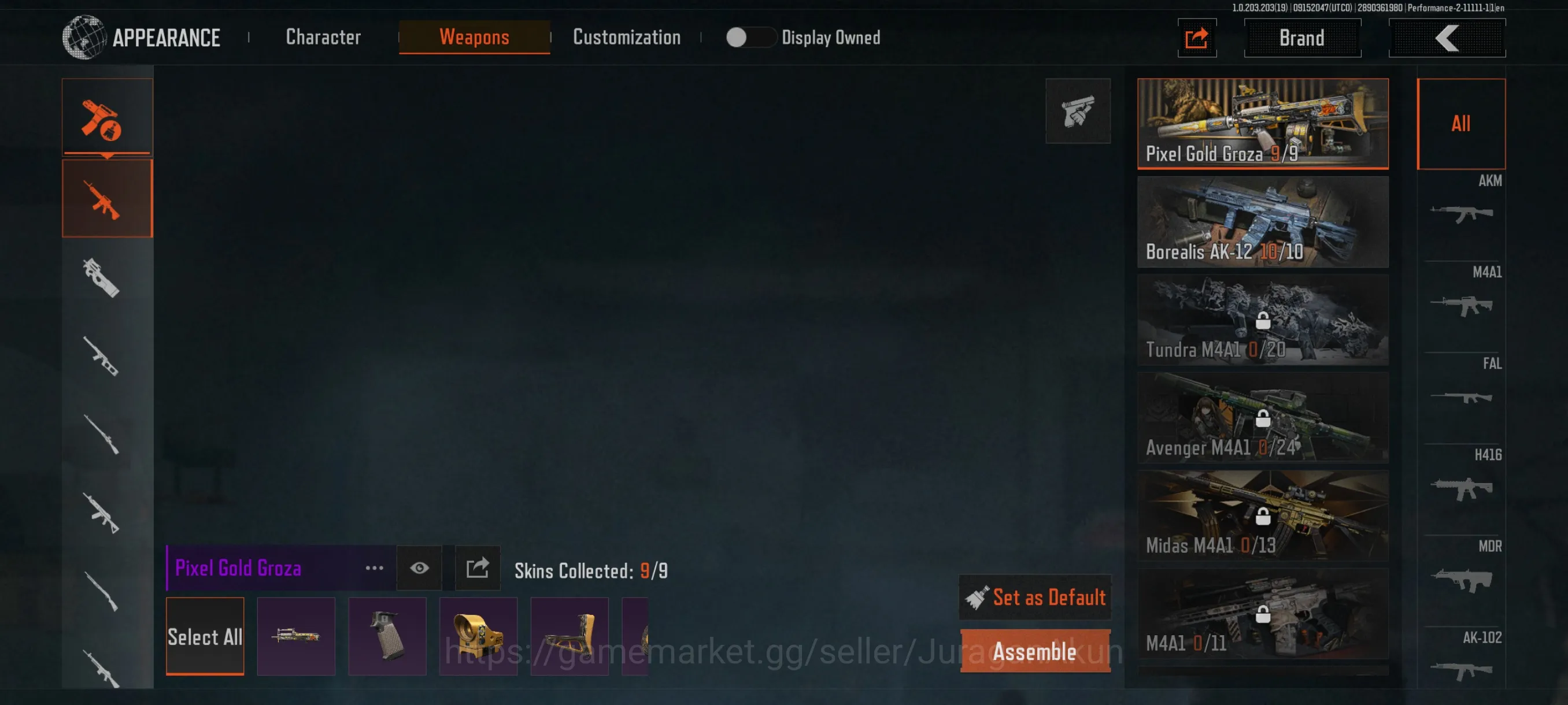 Arena Breakout Accounts Mid-Tier [MOBILE] SV 10,6M|Koen 10M|ForestMP5,P90,Pixelgold Groza,Borealis,Bmachete,etc|CN ON|Log 2