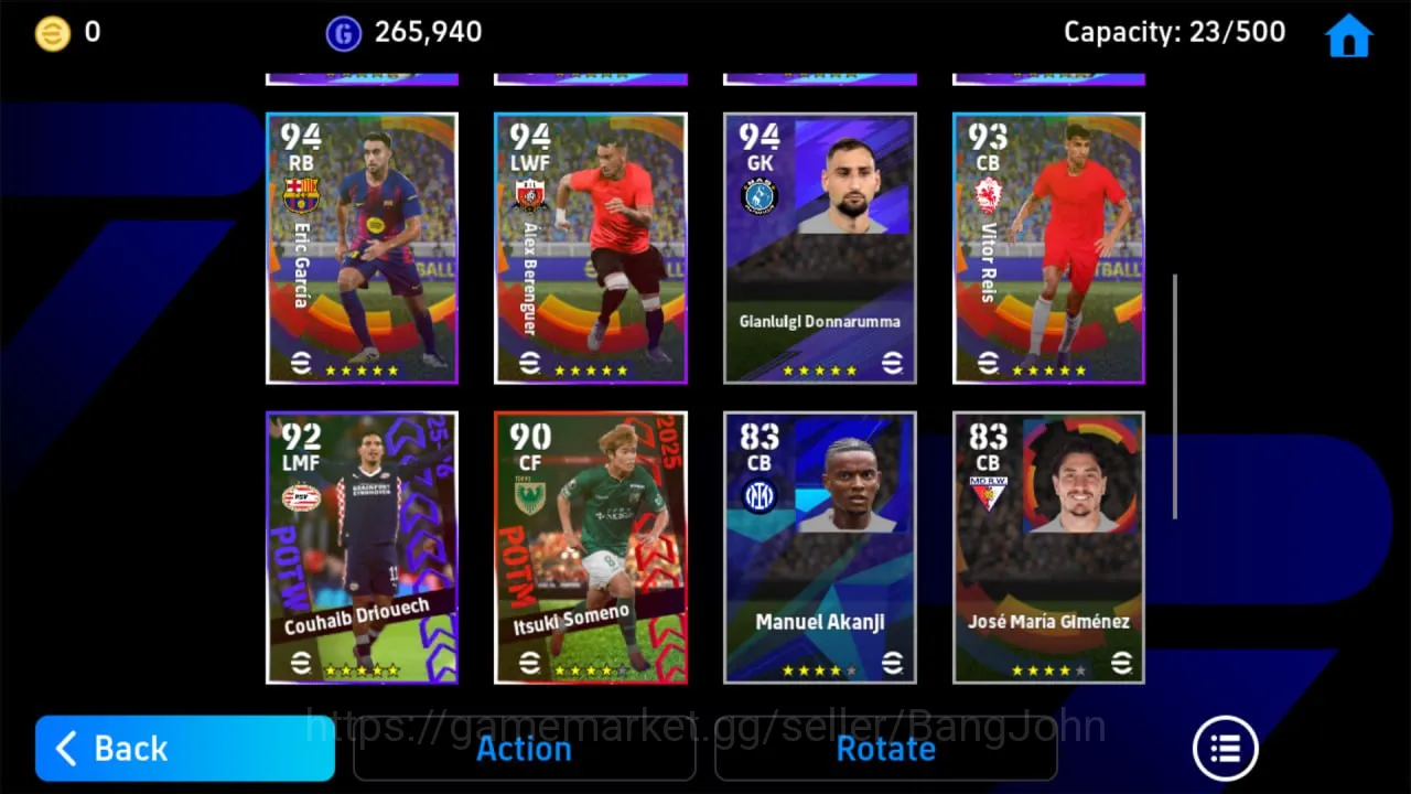 eFootball Accounts Others mobile | Power 2999 | Shinji Kagawa | Lionel Messi  ~ EFB146B 3
