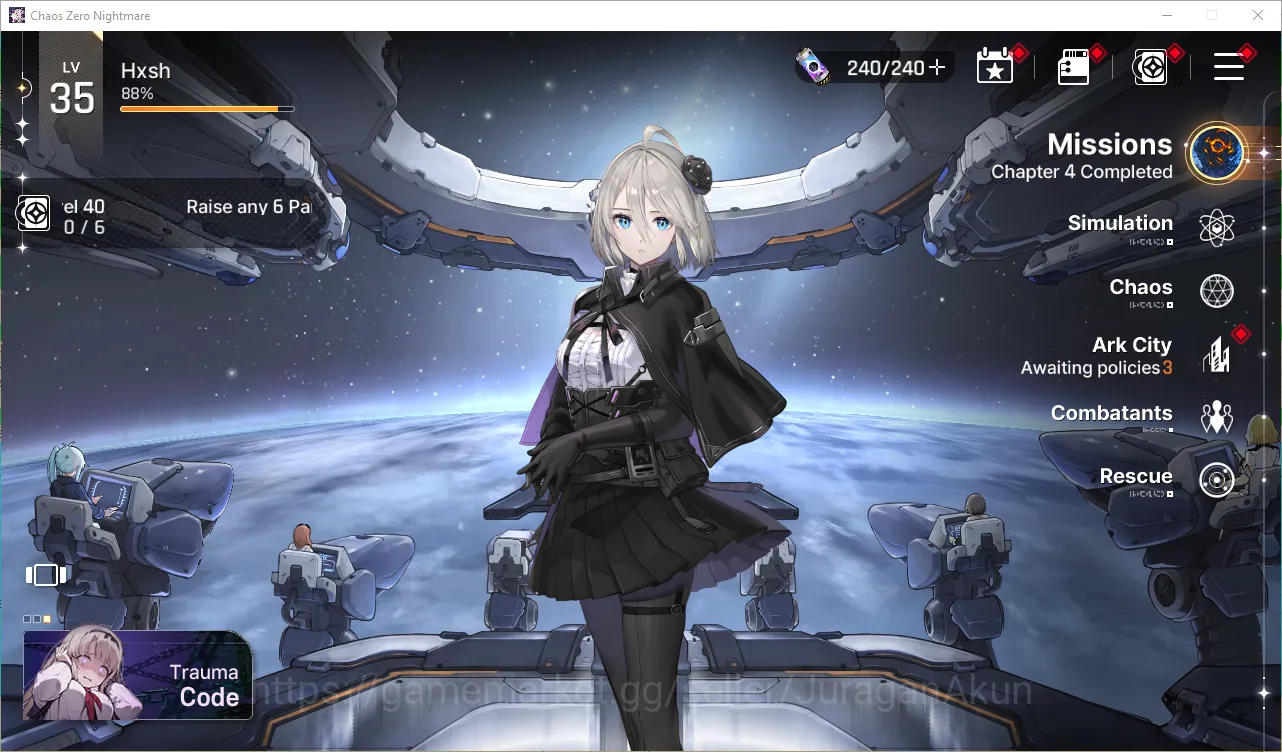 GLOBAL Lv35| 5 SSR (MaiLinM1,Luke,Haru,Kayron,Rin) + 8 SR (BerylM6,AmirM5,etc) + 20 Limited Orb |Log Stove| Check SS (CZN902) Chaos Zero Nightmare Accounts GLOBAL Lv35| 5 SSR (MaiLinM1,Luke,Haru,Kayron,Rin) image 1