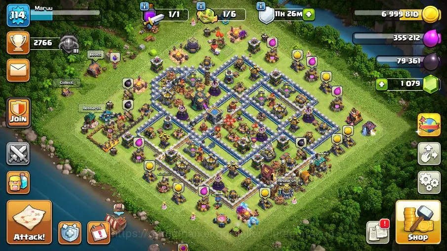 Clash of Clans Builder Base TH 14 - BH 5|LV 114|1k gems|TROPHY 2766|HH 7|BK 49 image 1