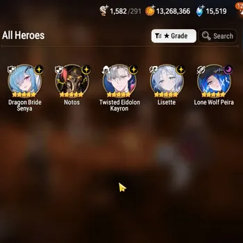 Epic Seven Accounts Starter ASIA Verif|New Era|5 ML(Lisete,Notos,LW Peira,Etc)+Setsuka,Rinak,Landy,etc|AUTO W Hunt|15K