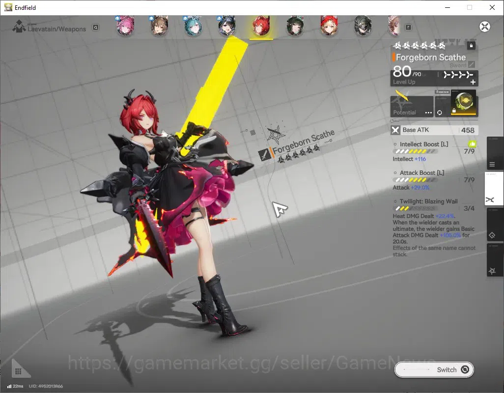 Arknights: Endfield Accounts ASIA|Lv 58|12 SSR(7Limit)+12(*6Wep)|[Yvonne,Laevat image 10
