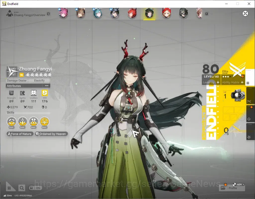 Arknights: Endfield Accounts ASIA|Lv 58|12 SSR(7Limit)+12(*6Wep)|[Yvonne,Laevat image 11