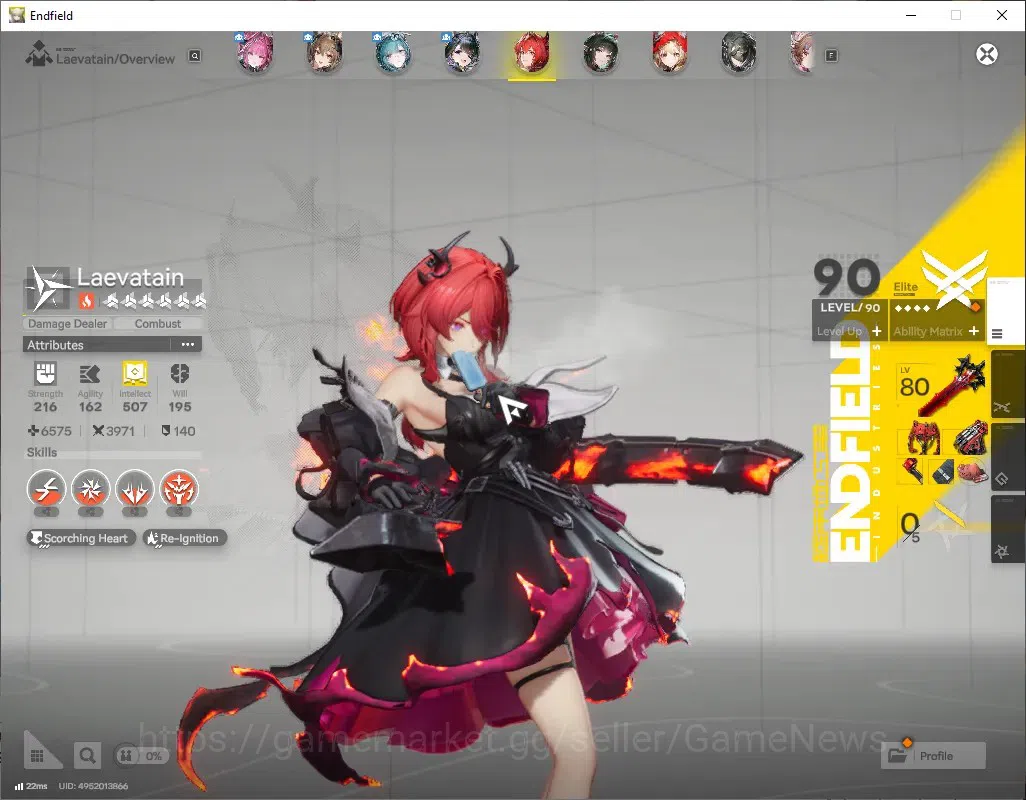 Arknights: Endfield Accounts ASIA|Lv 58|12 SSR(7Limit)+12(*6Wep)|[Yvonne,Laevat image 9