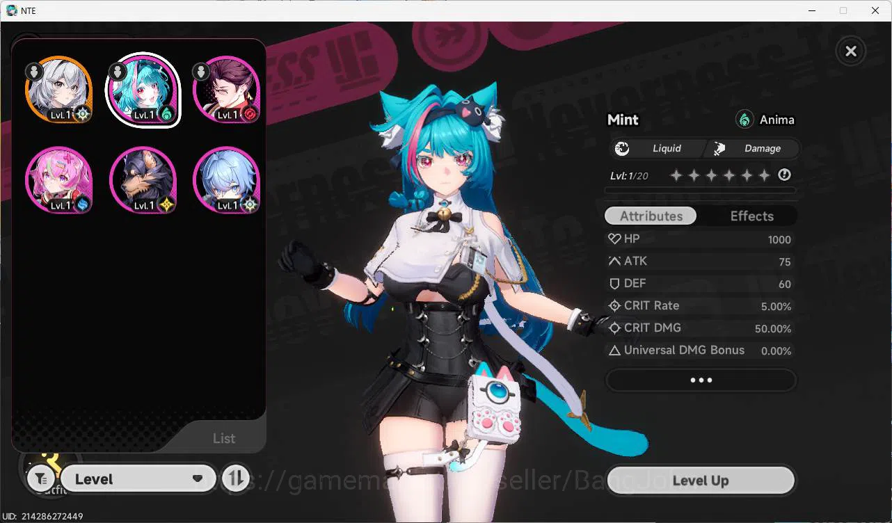 Neverness to Everness Accounts SEA| starter lvl 3| Mint + 5 char, bonus + America image 10
