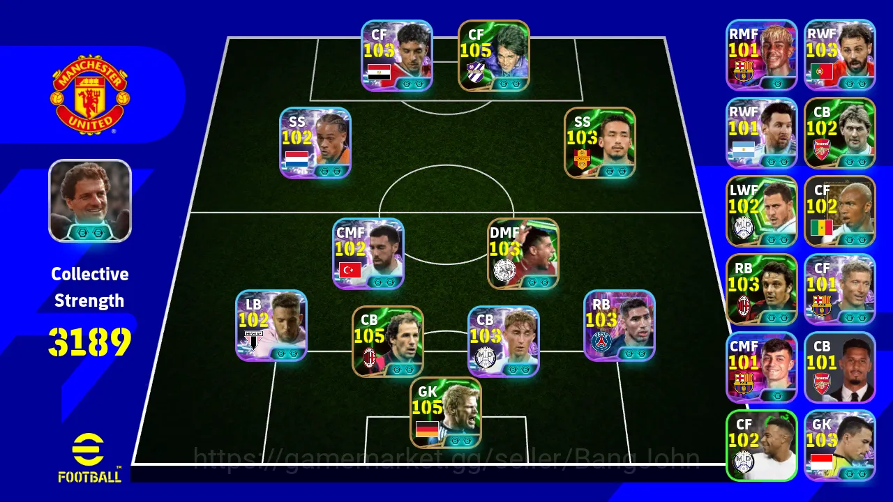 Power 3189 | omar marmoush showtime | xavi simons showtime | hakimi showtime | emil audero showtime | EFB366B eFootball Others Power 3189 | omar marmoush showtime | xavi simons image 1