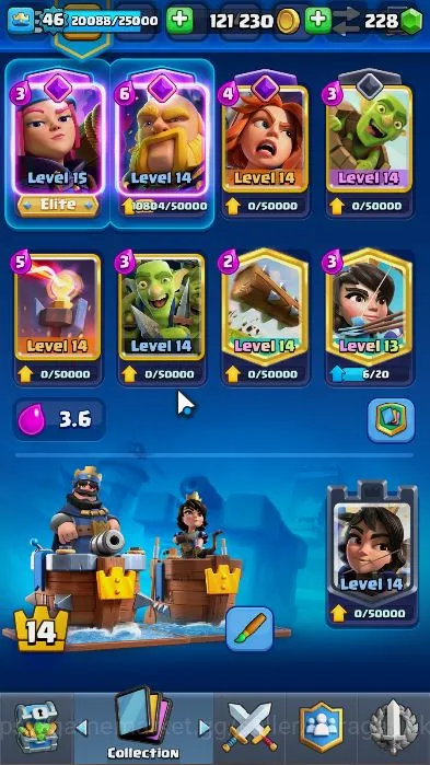 Clash Royale Accounts Lvl 46|Trophy 8802|Limited Skin|KTL 14|Card 121|1  image 2