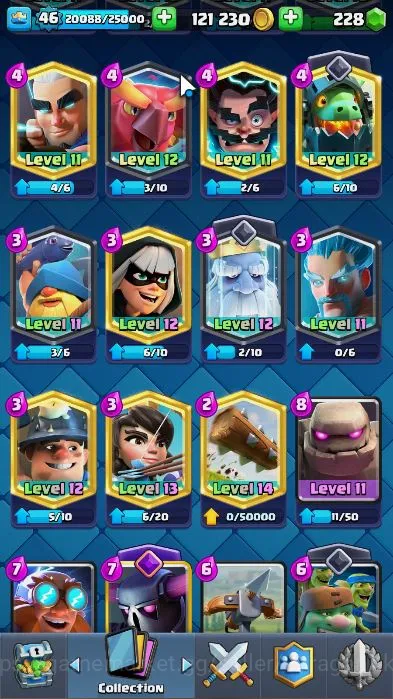 Clash Royale Accounts Lvl 46|Trophy 8802|Limited Skin|KTL 14|Card 121|1  image 4