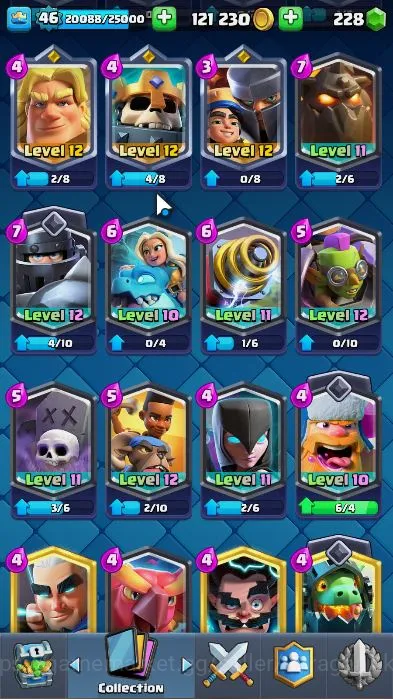 Clash Royale Accounts Lvl 46|Trophy 8802|Limited Skin|KTL 14|Card 121|1  image 6