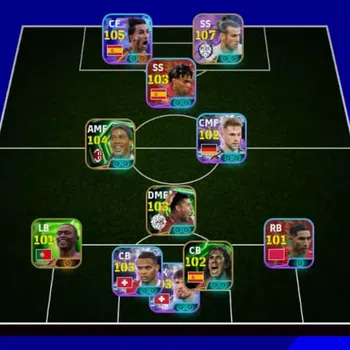 eFootball Accounts Legends & Iconic Players 3202 team strength