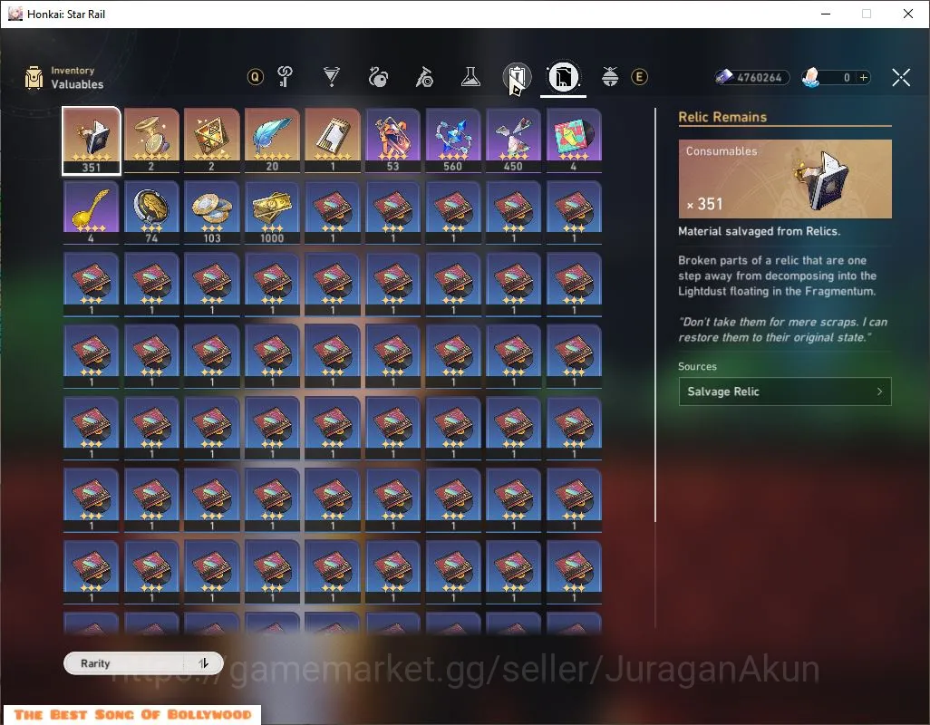 Honkai Star Rail Accounts Mid Game Asia|TL 65|7 Limited[Sunday,The Herta,Kafka,Rappa,Lingsha,Black 4