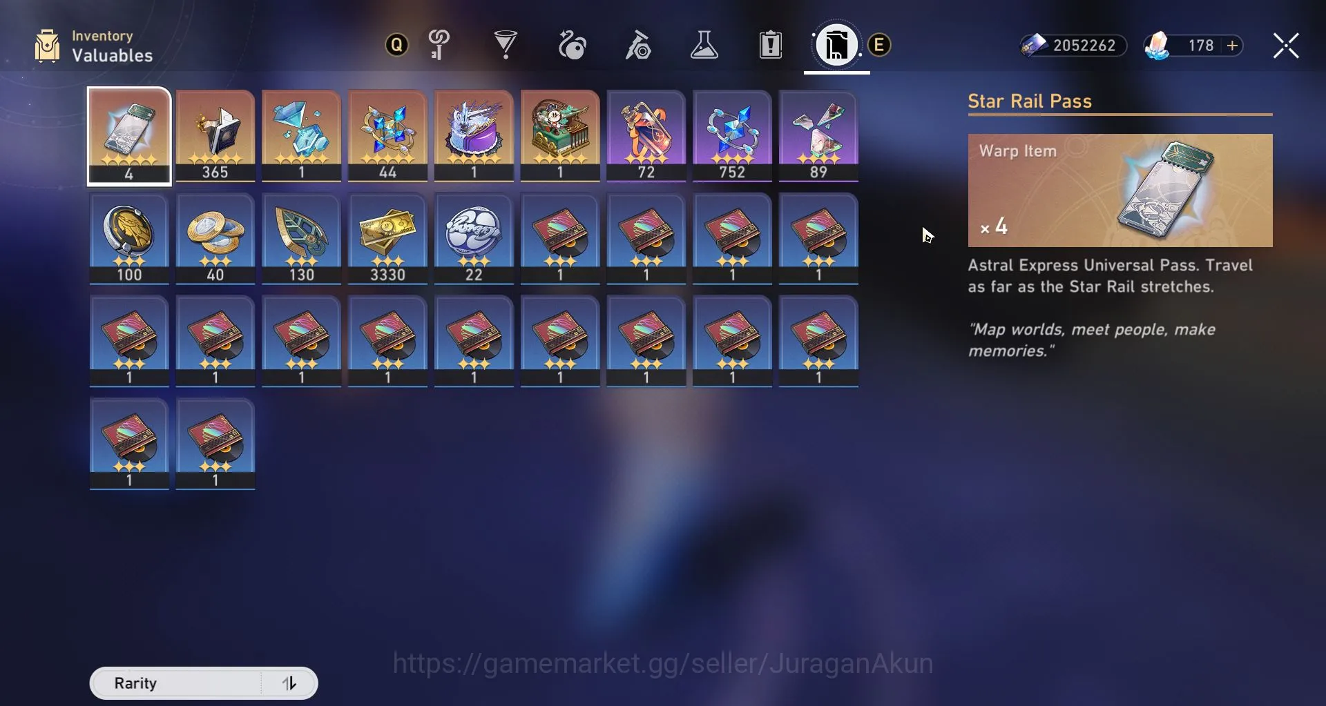 Honkai Star Rail Accounts Mid Game ASIA [TL68] 9 Limited (Acheron+Sign, Firefly+Sign , Feixiao, Ruan Mei 6