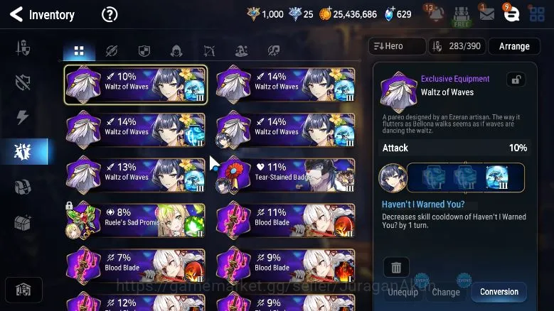 Epic Seven Accounts Mid-Tier Asia Unverif|13ML(Fallen Cecilia,DP Aria,MA Kenetc)203Char Abigail,Cermia,Hwayoung,etc|POH 9