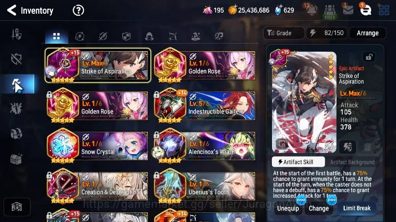 Epic Seven Accounts Mid-Tier Asia Unverif|13ML(Fallen Cecilia,DP Aria,MA Kenetc)203Char Abigail,Cermia,Hwayoung,etc|POH 10
