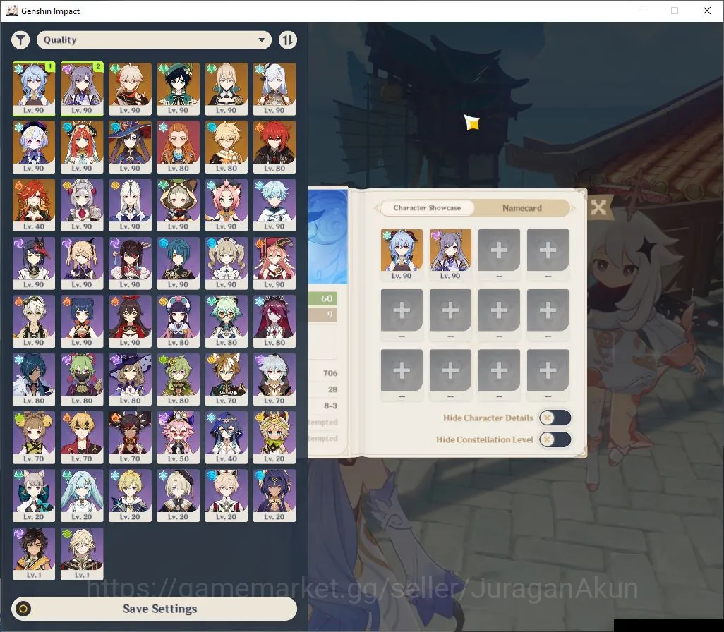 Genshin Impact End Game ASIA|AR 60| 6 Limited+9 [5 Star Weapon]|C3 Ganyu,C image 1