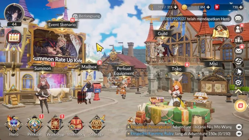 Seven Knights Re:Birth Accounts [Re:BIRTH] Global3000xxx|22 Legendary(Teo Tc2,Kagu image 1