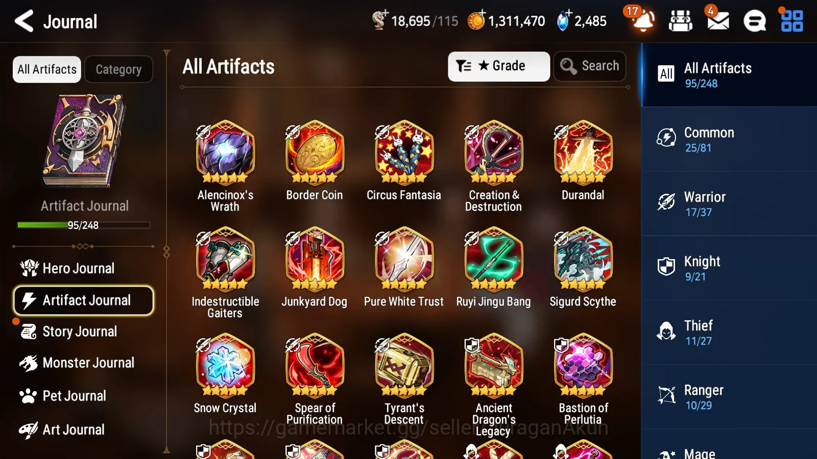 AsiaUnverif|7ML(B Arunka,D Corvus,O Sigret,A Vildred,Etc)169 Char,Haste,etc|Blesssing On|2K Skystone|Log Stove|Check SS(ES1392) Epic Seven Mid-Tier AsiaUnverif|7ML(B Arunka,D Corvus,O Sigret,A Vildr image 1