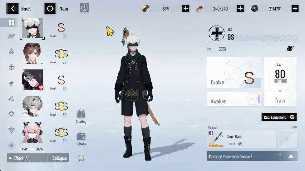 Punishing: Gray Raven Accounts ASIA|ENDGAME|11 Coat List|19S Char(Lucia Pyro+Sign image 3