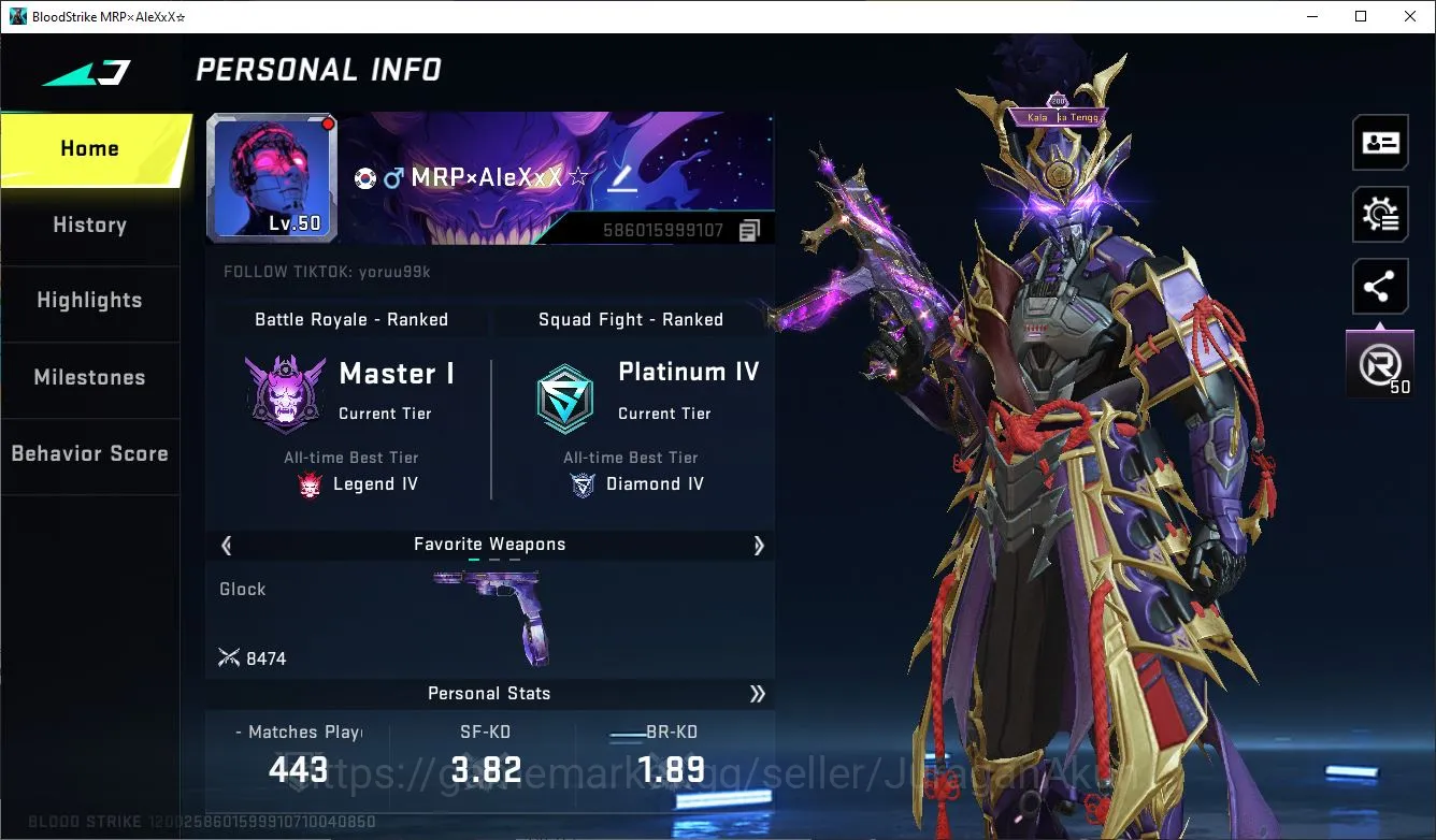 Blood Strike Accounts ASIA|Eternal ZERO|2 Ultra[AR97-BitStrike,UMP45-Oni image 1