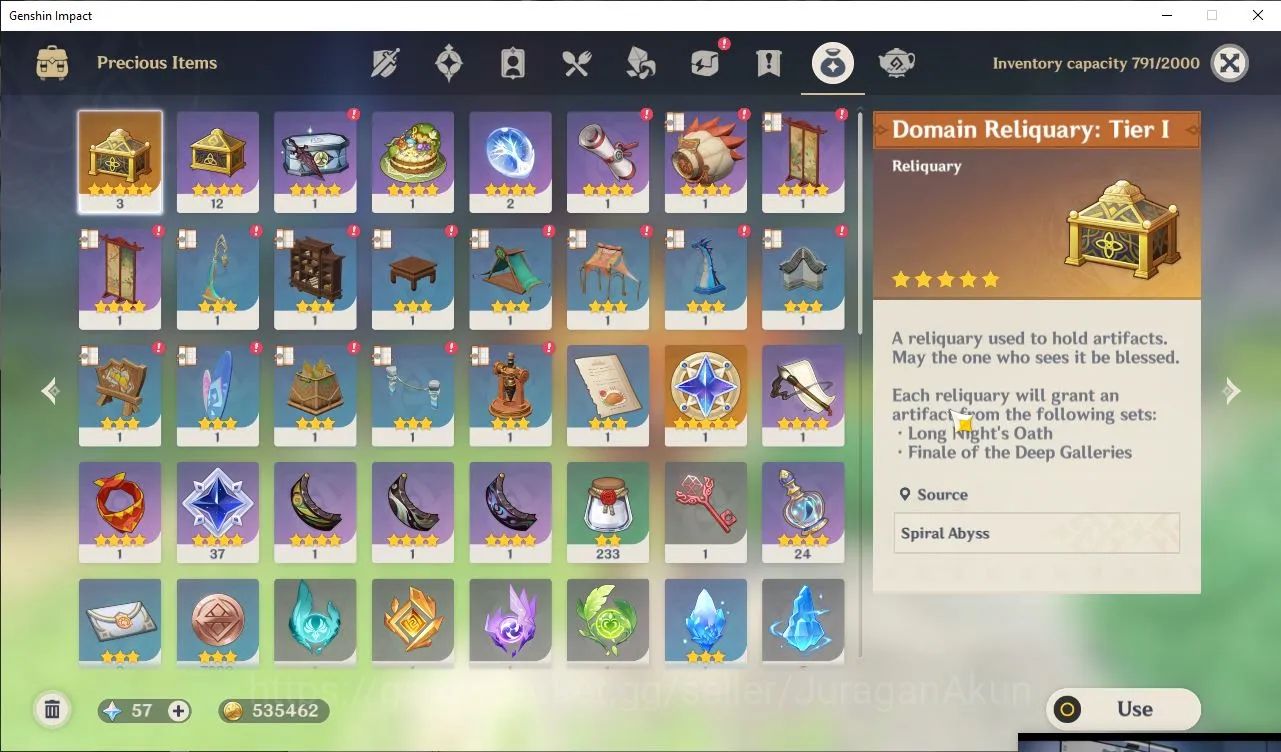 Genshin Impact Accounts ASIA|AR56|7 Limited+3(5Star's Weapon)Mavuika,Wande image 4