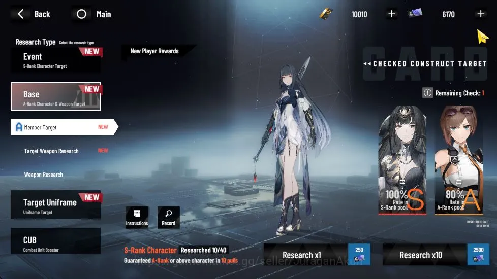 Punishing: Gray Raven Accounts EUROPA | Starter |10K BC+ 3K YC + 6K BlueCard + 1 image 3
