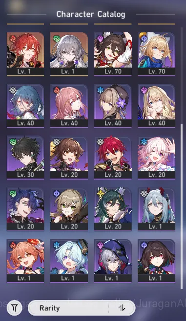 Honkai Star Rail Accounts End Game ASIA [TL64] 6 Limited (Anaxa + Sign, Jingliu, Acheron, RM, Jingyuan & ETC)|Take Email 2
