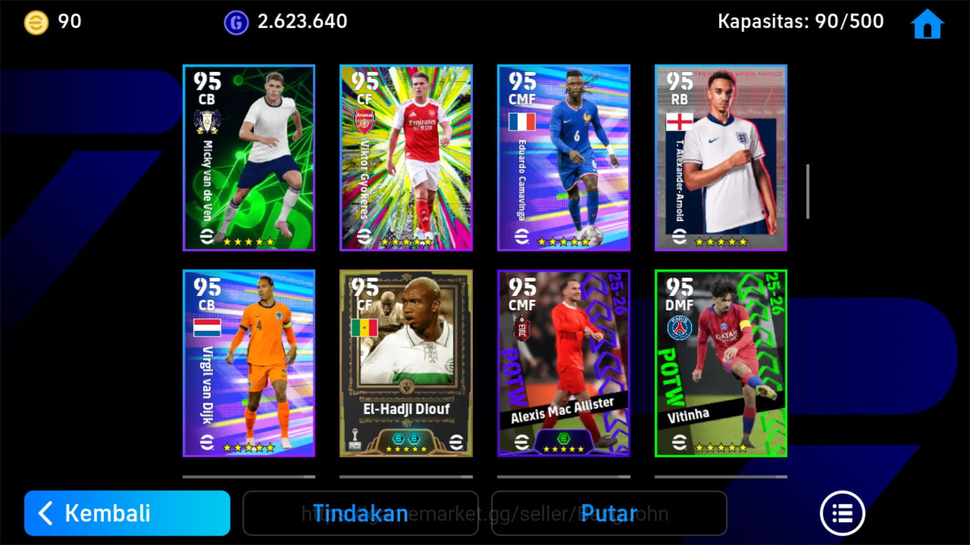 eFootball Accounts Power 3155 | Zico Epic db Blitz , Veron Epic db, C image 2