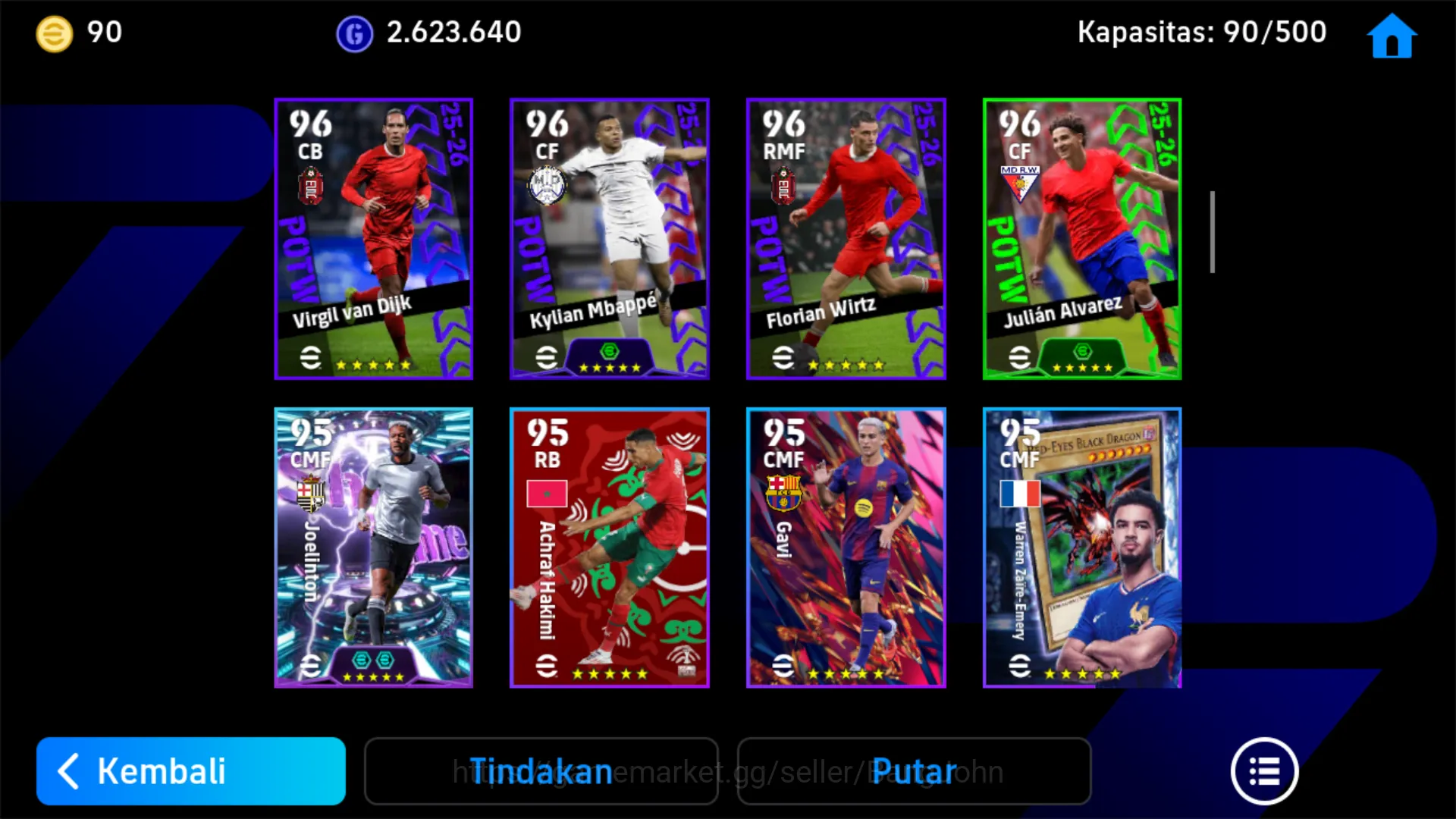 eFootball Accounts Power 3155 | Zico Epic db Blitz , Veron Epic db, C image 3