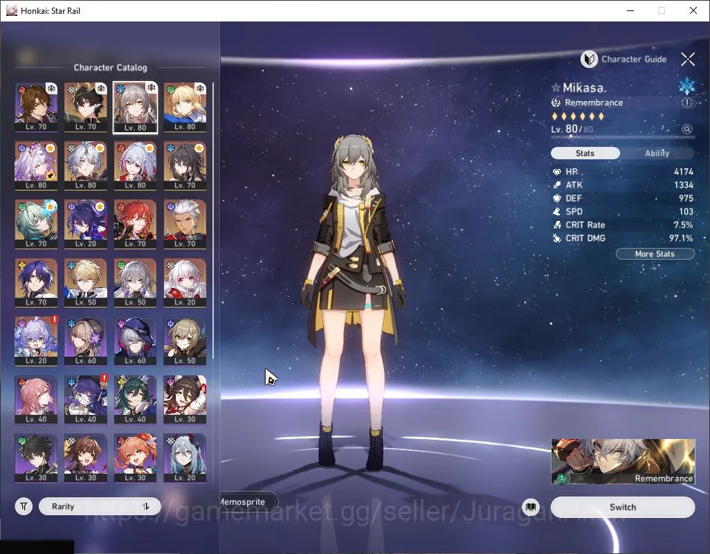 Honkai Star Rail Accounts Mid Game ASIA|TL 64|9 Limited|Phainon,Anaxa,Dante,Castorice,Saber,Topaz Etc|Amphoreus|Take 2