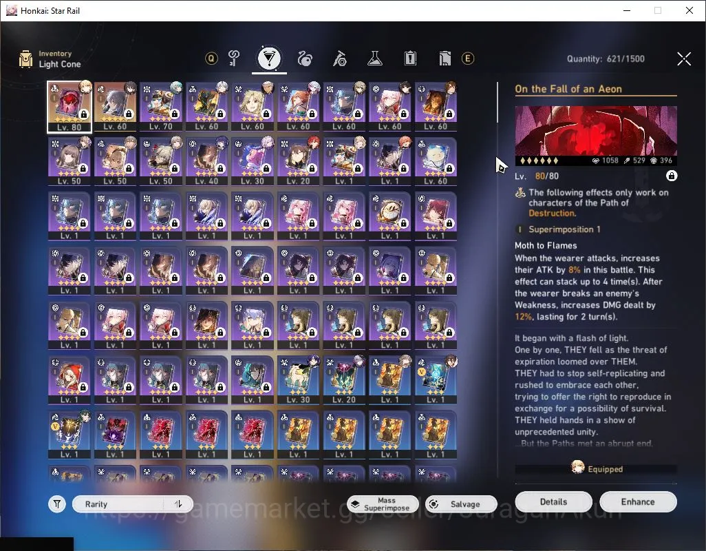 Honkai Star Rail Accounts Mid Game ASIA|TL 64|9 Limited|Phainon,Anaxa,Dante,Castorice,Saber,Topaz Etc|Amphoreus|Take 5
