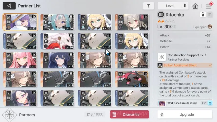 Chaos Zero Nightmare Accounts GLOBAL |5SSR(YukiM1 Haru OrleaM1 Magna Hugo)+ 10SR image 5