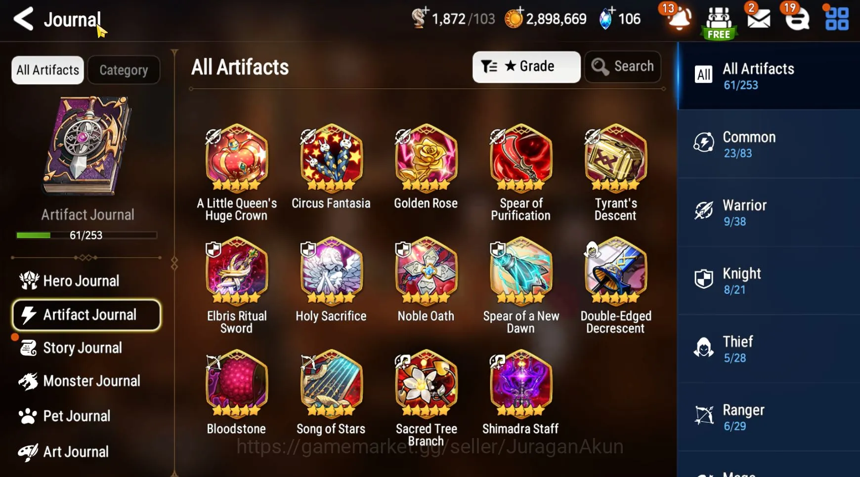 Epic Seven Accounts Mid-Tier Asia Unverif |4ML (WOTM Tenebria, DJ Basar, Urban Shadow Choux, Closer Charles) |Log Stove|Poh 10
