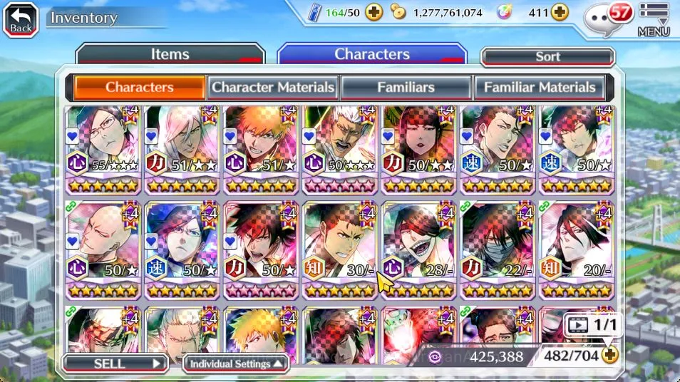 Bleach: Brave Souls Accounts Max Transcendence [GLOBAL]BP 2M|10 MAX 4